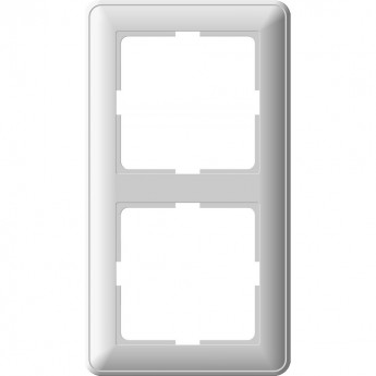 2-постовая рамка SCHNEIDER ELECTRIC W59, МАТОВЫЙ ХРОМ