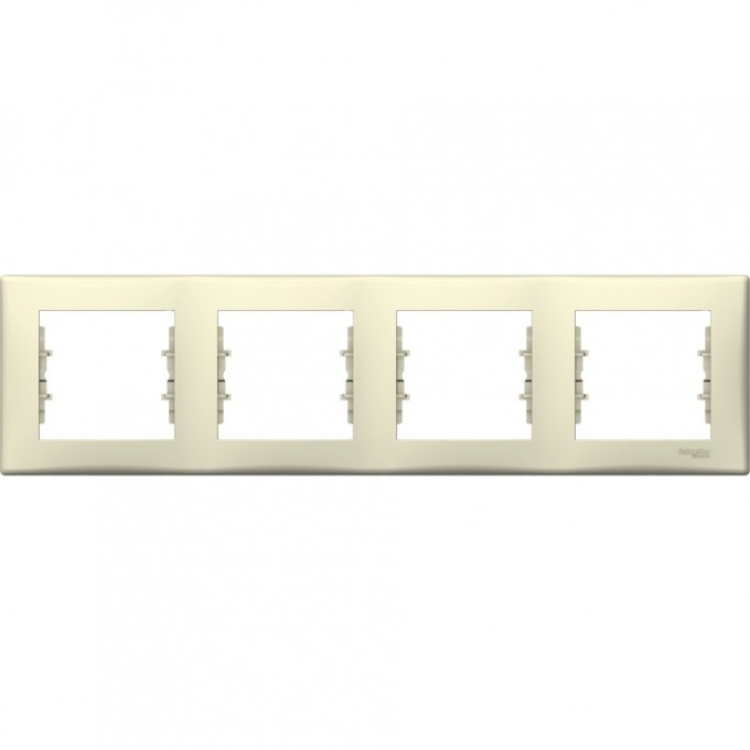 4-постовая рамка SCHNEIDER ELECTRIC SEDNA, горизонтальная, БЕЖЕВЫЙ SDN5800747