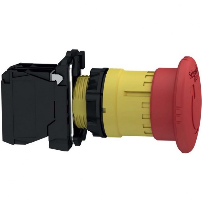 Кнопка аварийной остановки и отключения SCHNEIDER ELECTRIC HARMONY XB5 красная с возвратом и поворотом XB5AS8442