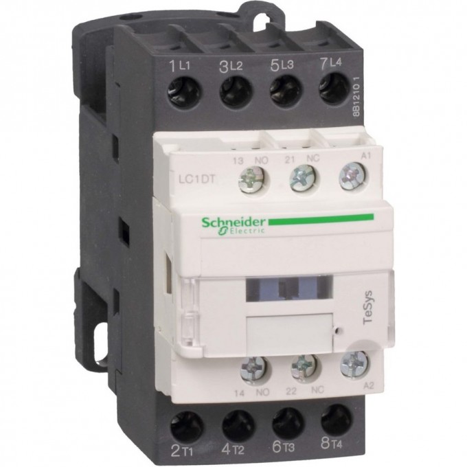 Контактор SCHNEIDER ELECTRIC TESYS D 4P (4НО),АС1 25 А,НО+НЗ,220V 50/60 ГЦ, LC1DT25M7