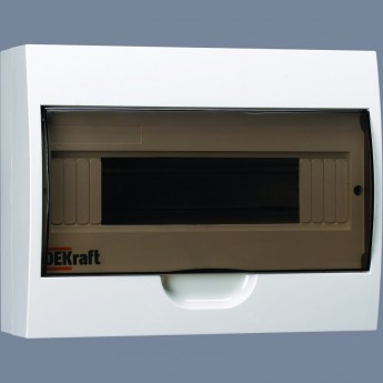 Корпус пластиковый навесной DEKRAFT 12 модулей, IP41, ЩРН-П-12 D