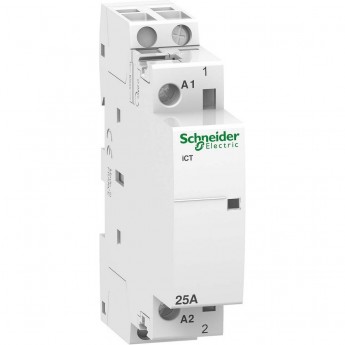 Модульный контактор SCHNEIDER ELECTRIC ACTI9 iCT25A 1НО 230/240В АС 50ГЦ