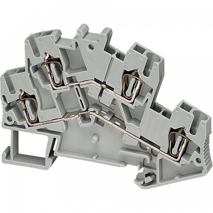 2-х уровневый клеммник пружинного прохода SCHNEIDER ELECTRIC LINERGY 2,5ММ2 2/2 NSYTRR24D