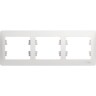 3-постовая рамка SCHNEIDER ELECTRIC GLOSSA, горизонтальная, БЕЛЫЙ GSL000103