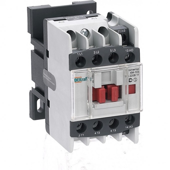 Контактор SCHNEIDER ELECTRIC DEKRAFT 9А 220В АС3 1НО+1НЗ КМ-103 22103DEK