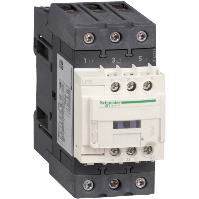 Контактор SCHNEIDER ELECTRIC TESYS 3P EVERLINK AC3 440В 40A КАТУШКА УПР. 230В AC 50/60ГЦ LC1D40AP7