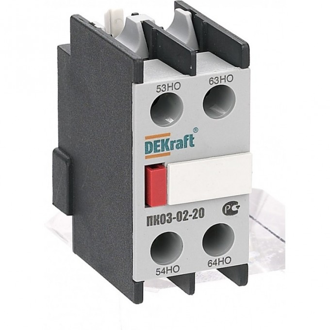 Приставка контактная DEKRAFT доп.контакты 2НО лицев 24101DEK