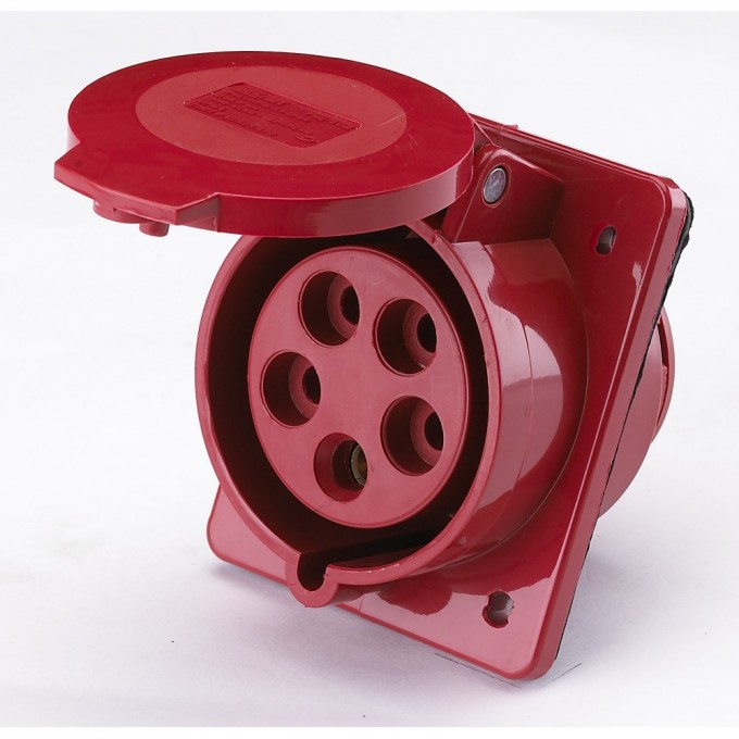 Розетка для скрытой проводки SCHNEIDER ELECTRIC DEKRAFT 425 3Р+РЕ+N 32А 380В I 26055DEK