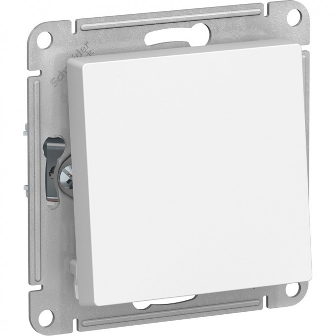1-клавишный переключатель SCHNEIDER ELECTRIC ATLASDESIGN, 10АХ, механизм, БЕЛЫЙ ATN000161