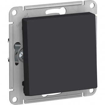 1-клавишный выключатель SCHNEIDER ELECTRIC ATLASDESIGN механизм, карбон