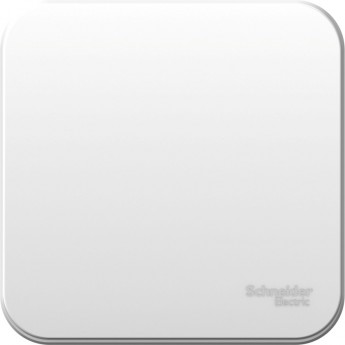 1-клавишный выключатель SCHNEIDER ELECTRIC BLANCA, с монтажной пластиной, 6А, 250В, БЕЛЫЙ