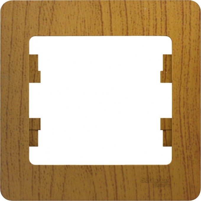 1-постовая рамка SCHNEIDER ELECTRIC GLOSSA, ДЕРЕВО ДУБ GSL000501