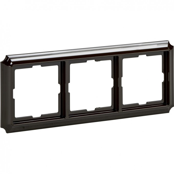 3-постовая рамка SCHNEIDER ELECTRIC MERTEN ANTIQUE, КОРИЧНЕВЫЙ, SD MTN4030-4715