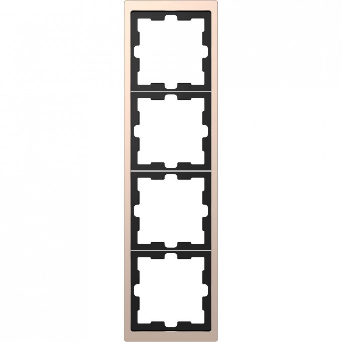 5-постовая рамка SCHNEIDER ELECTRIC MERTEN D-LIFE, ШАМПАНЬ MTN4050-6551