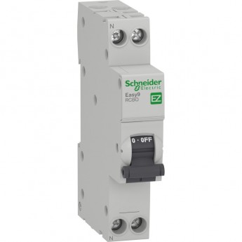 Дифференциальный автоматический выключатель SCHNEIDER ELECTRIC EASY 9 1П+Н 20A 30MA 4,5кА C АС, 18 мм
