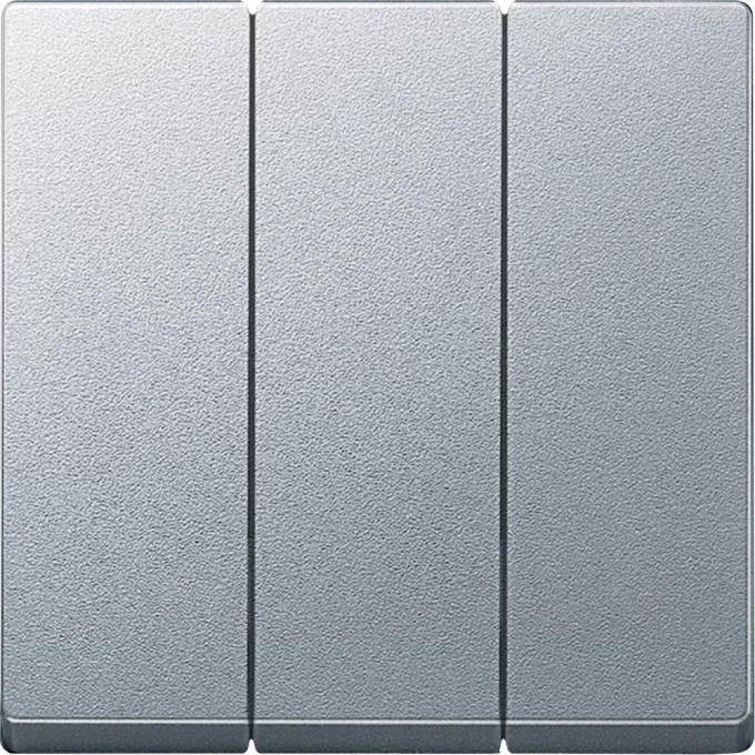 Клавиша тройная SCHNEIDER ELECTRIC MERTEN, АЛЮМИНИЙ, SM MTN311960