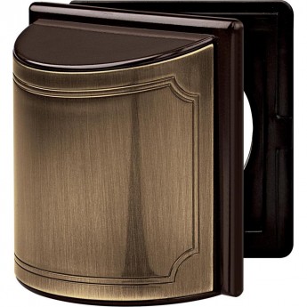 Кольцо промежуточное SCHNEIDER ELECTRIC MERTEN с откидной крышкой д/комб.мех.АНТИЧНАЯ ЛАТУНЬ,SD