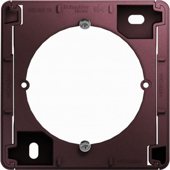 Коробка для наружного монтажа GLOSSA, БАКЛАЖАНОВЫЙ