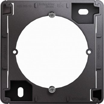 Коробка для наружного монтажа GLOSSA, ГРАФИТ