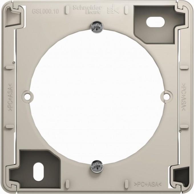 Коробка для наружного монтажа GLOSSA, МОЛОЧНЫЙ GSL000900