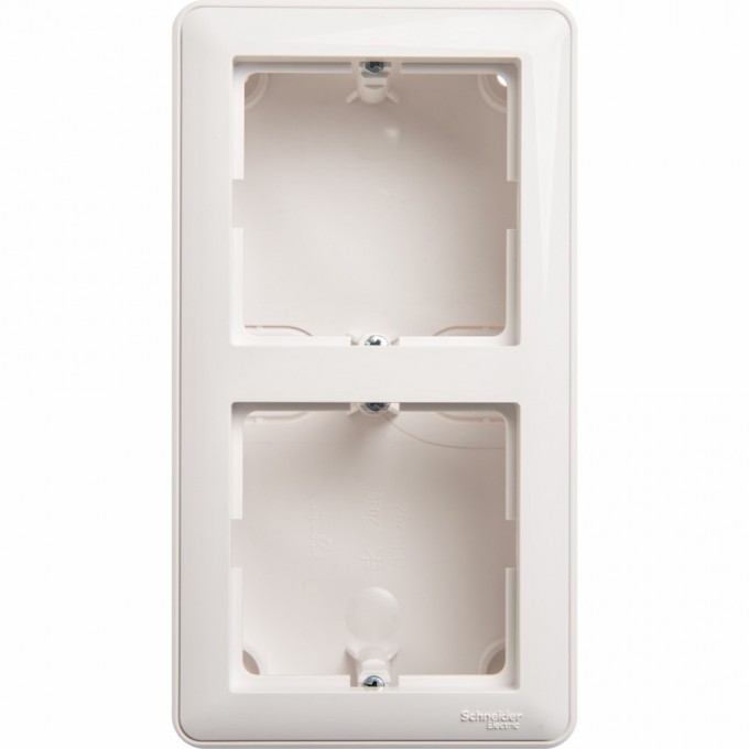 Коробка SCHNEIDER ELECTRIC W59 подъемная для наружного монтажа с рамкой 2-местная, БЕЛЫЙ KP-252-18