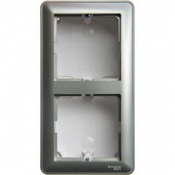 Коробка SCHNEIDER ELECTRIC W59 подъемная для наружного монтажа с рамкой 2-местная, ШАМПАНЬ