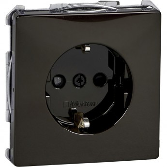 Механизм розетки SCHNEIDER ELECTRIC MERTEN 16A с/з и шт. КОРИЧНЕВЫЙ , QF, SD