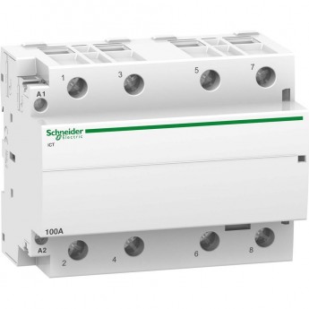 Модульный контактор SCHNEIDER ELECTRIC ACTI9 iCT100A 4НО 220/240В АС 50ГЦ