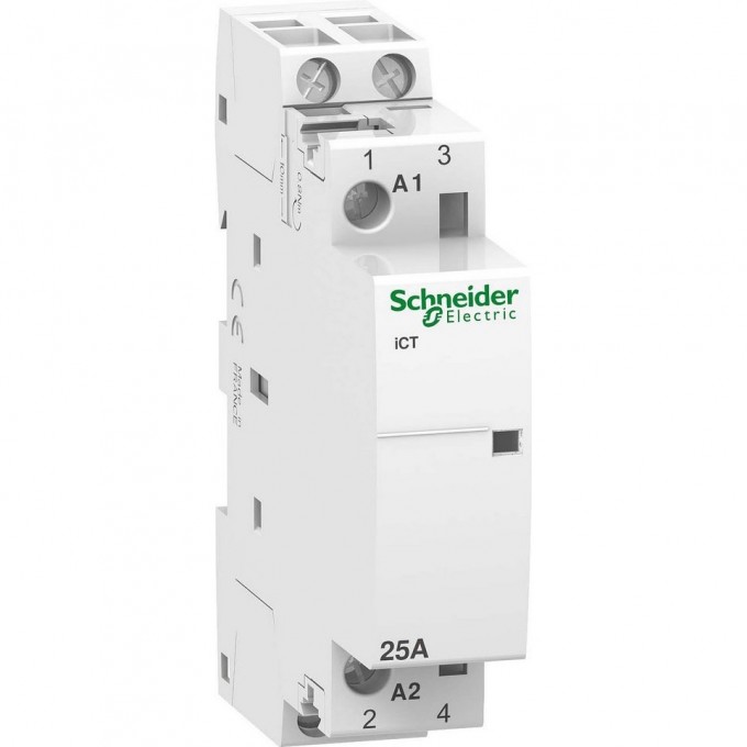 Модульный контактор SCHNEIDER ELECTRIC ACTI9 iCT25A 2НО 24В АС 50ГЦ A9C20132