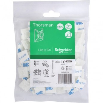 Площадка для кабельных стяжек SCHNEIDER ELECTRIC THORSMAN до 3,6мм