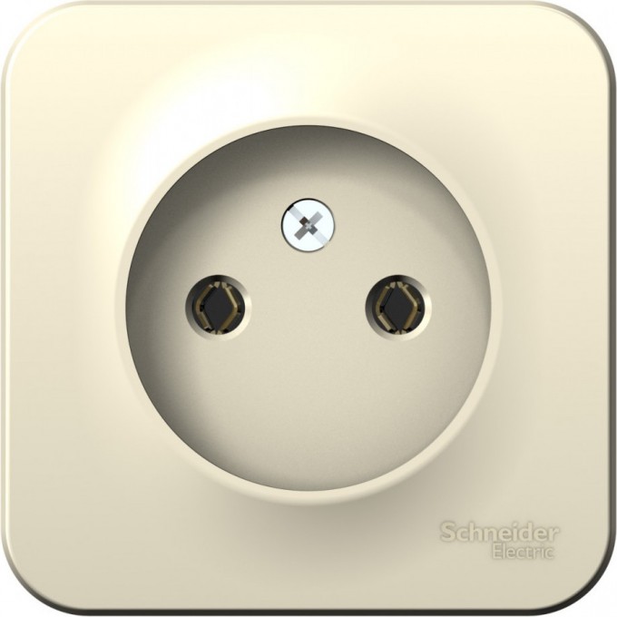 Розетка SCHNEIDER ELECTRIC BLANCA без заземления, без шторок, с изолирующей пластиной, 16А, 250В, молочный BLNRA000112