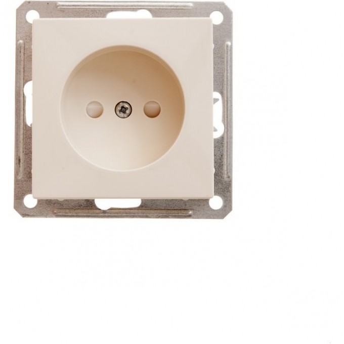 Розетка SCHNEIDER ELECTRIC W59 без заземления со шторками, 16А, механизм, слоновая кость RS16-151-2-86