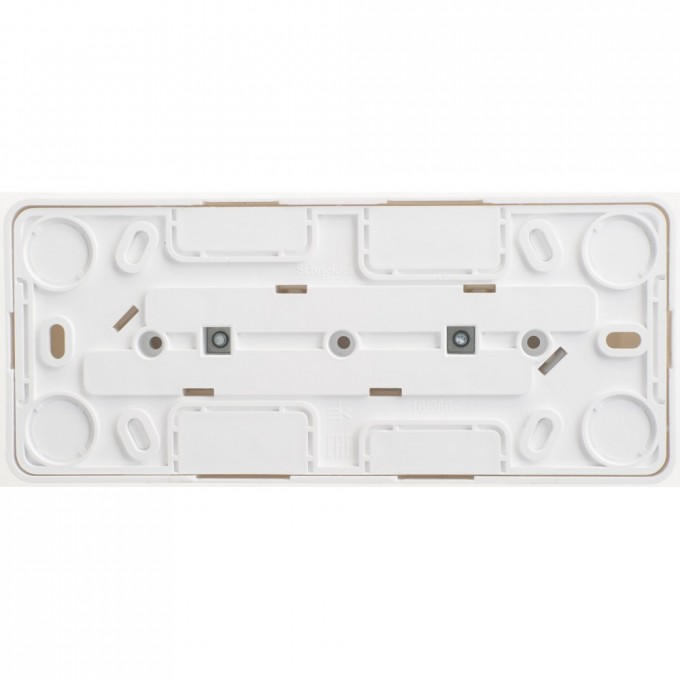 Розетка тройная SCHNEIDER ELECTRIC ЭТЮД без заземления со штороками 16А 250B, белый, Россия PA16-010B