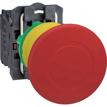 Кнопка аварийной остановки SCHNEIDER ELECTRIC HARMONY XB4 красная с возвратом и поворотом 2НЗ