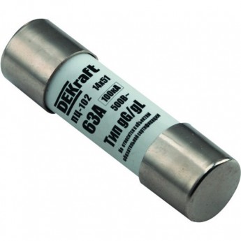 Предохранитель цилиндрический 50A 14x51 ПЦ-102 DEKraft