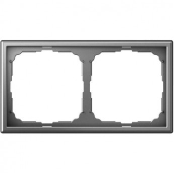 Рамка 2-м SCHNEIDER ELECTRIC ARTGALLERY SE GAL000902 универсальная сталь