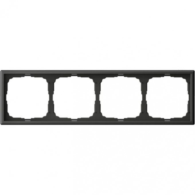 Рамка 4-постовая SCHNEIDER ELECTRIC ARTGALLERY SE универсальная базальт GAL001404