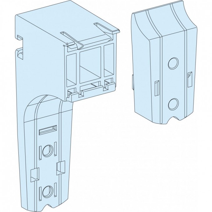 10 суппортов SCHNEIDER ELECTRIC PRISMA горизонтальных 04256