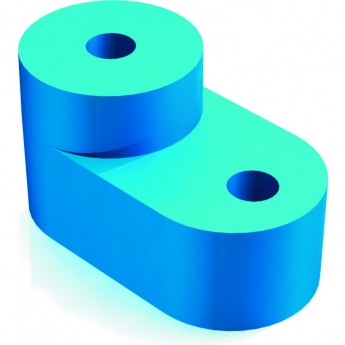 Изолятор угловой для установки нулевой шины