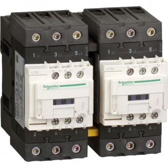 Контактор реверсивный SCHNEIDER ELECTRIC TESYS 3P EVERLINK AC3 440В 65A катушка управления 220В AC 50/60ГЦ