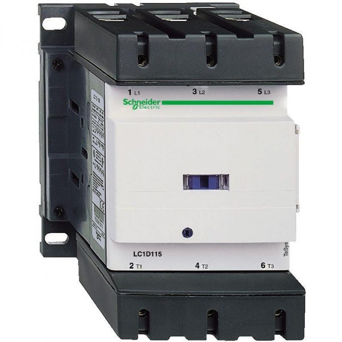 Контактор SCHNEIDER ELECTRIC TESYS 3P,150A,НО+НЗ,24V-, ограничитель LC1D150BD