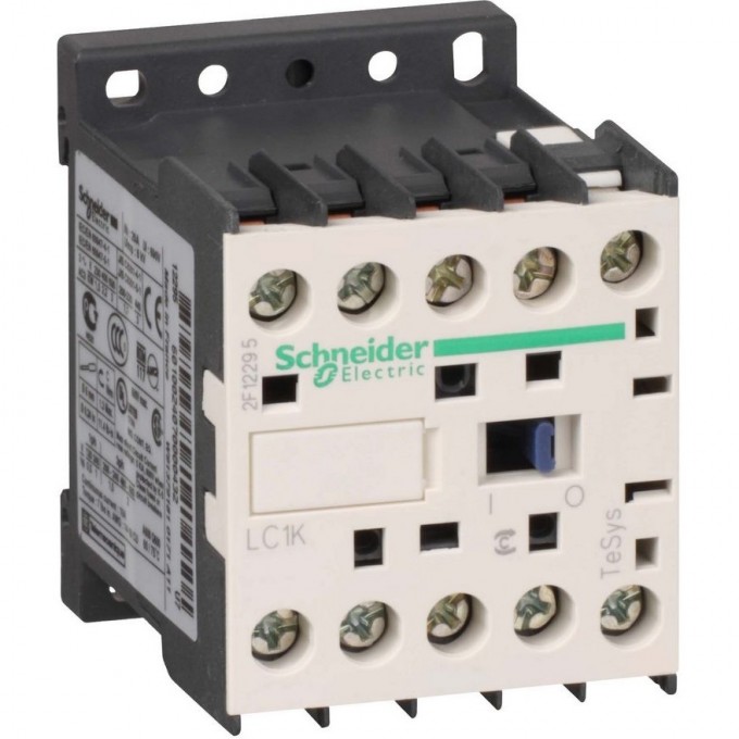 Контактор SCHNEIDER ELECTRIC TESYS K 3P,9 A,НЗ,220V 50/60 ГЦ, винтовой зажим LC1K0901M7