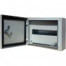 Корпус металлический навесной DEKRAFT 250х300х120, 12 мод., IP54, ЩРН-12 30250DEK