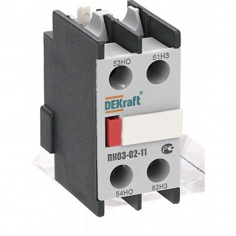 Приставка контактная DEKRAFT доп.контакты 1НО+1НЗ ли