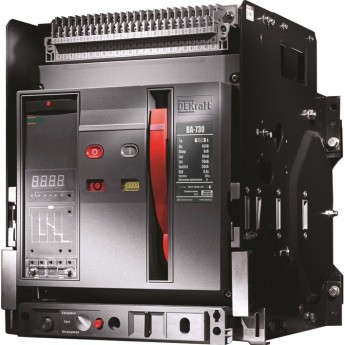 Воздушный автоматический выключатель SCHNEIDER ELECTRIC DEKRAFT выкатной 3P 1000А 80кА расц.