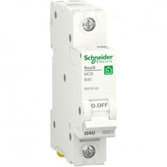 Выключатель автоматический SCHNEIDER ELECTRIC RESI9 модульный, 1п B 40А 6000А